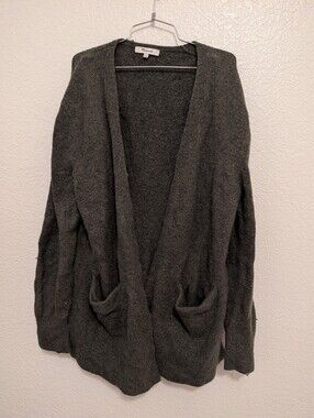 Madewell Wool Blend Cardigan Green Medium